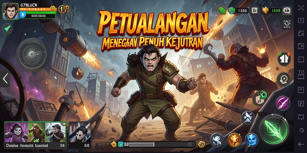 Screenshot utama menampilkan gameplay seru dari 678LUCK.