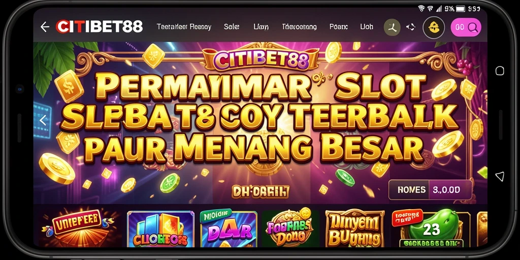 Gameplay menegangkan dalam CITIBET88 dengan berbagai tema menarik.