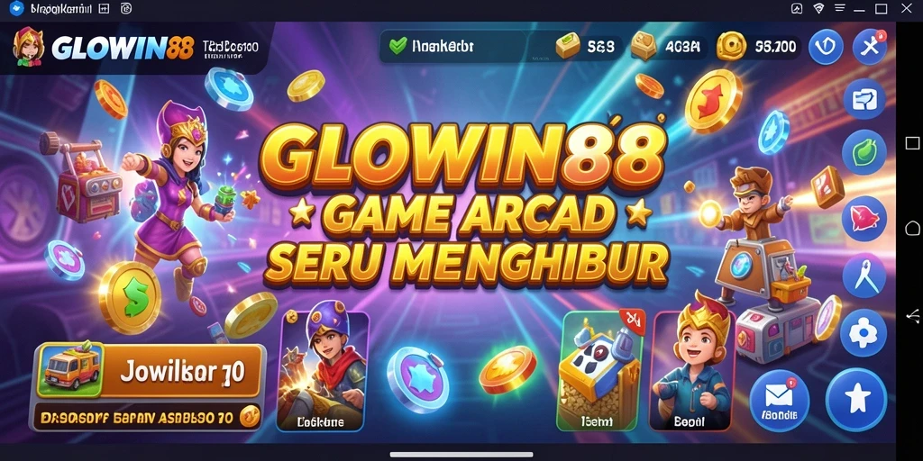 Tampilan gameplay seru dalam GLOWIN88 yang menarik.