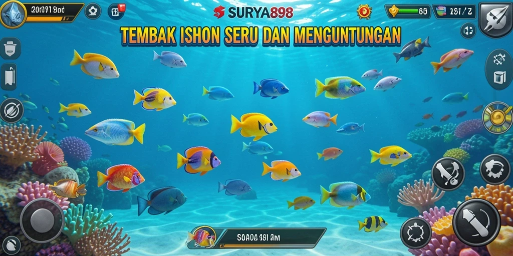 Tampilan gameplay SURYA898 yang penuh warna dan menarik.